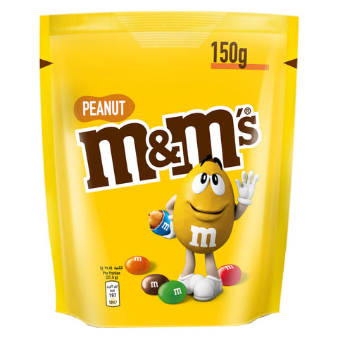 M&M's Peanut Coated with Milk Chocolate Candy, 150g