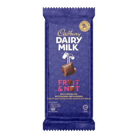Cadbury Dairy Milk Fruit & Nut, 130g