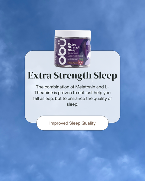 Obu Nutrition Extra Strength Sleep Adults Gummies