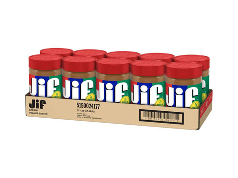 Jif Creamy Pbtr 10x28 Oz