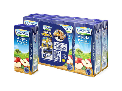Lacnor Apple Juice 8x180g