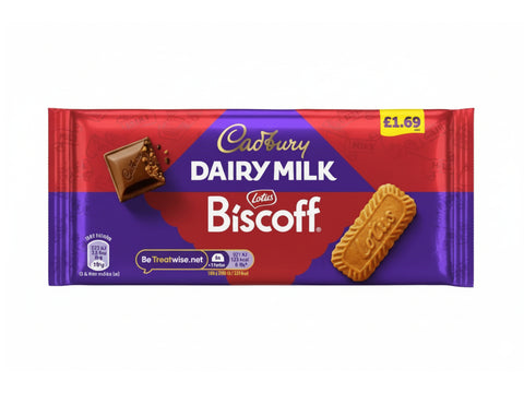 Cadbury Dairy Milk Lotus Biscoff 95g