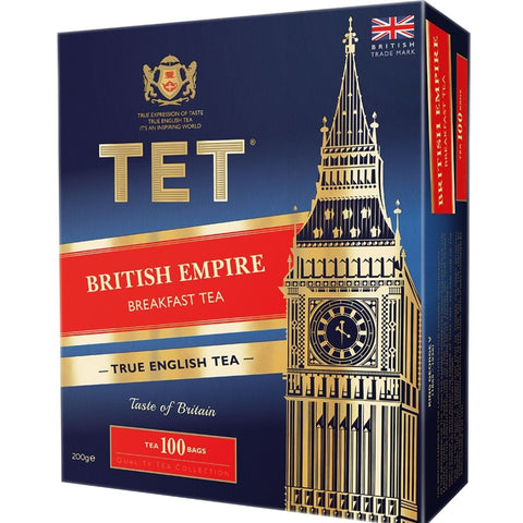 Tet British Empire Breakfast Tea, 200g (100Bags)