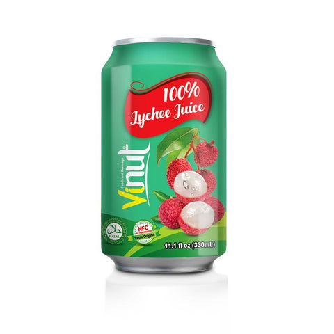 VINUT 100% Lychee Juice, 330 ml