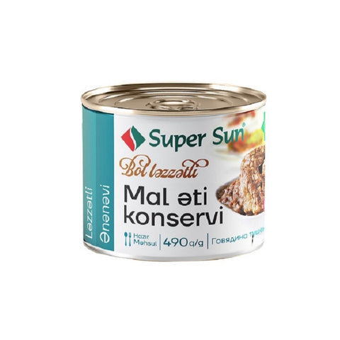 Super Sun Canned Stewed Beef 490G