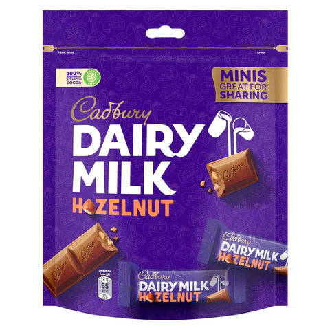 Cadbury Dairy Milk Minis Hazelnut Chocolate Bag 156 g