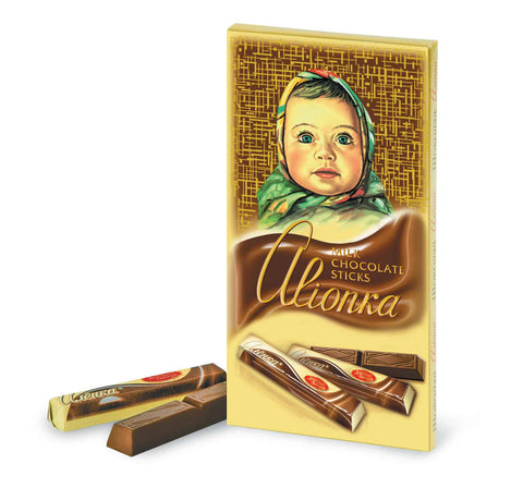 Uniconf Alionka Milk Chocolate Sticks, 100g