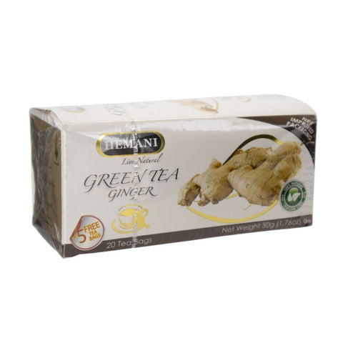 Hemani Green Tea Ginger 20 Tea Bags