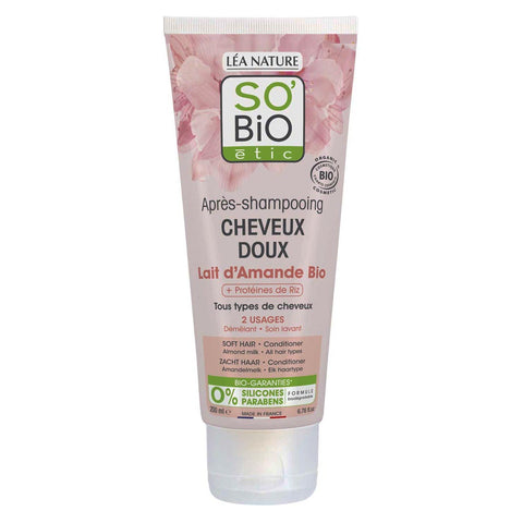 So Bio Etic Almond Milk And Rice Proteins Conditioner White 200ml