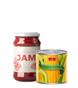 Tins, Jars & Packets