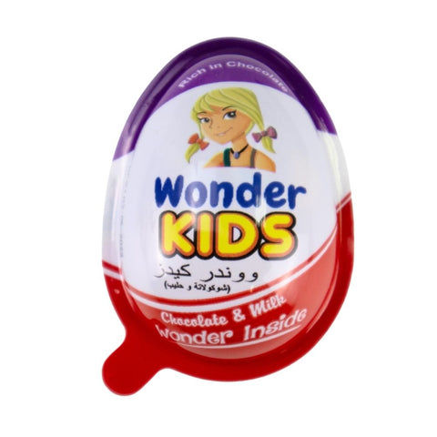 Chocolate egg Wonder Kids (Jar) 20g