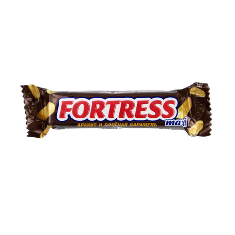 Fortress chocolate bar peanuts and salted caram 50g