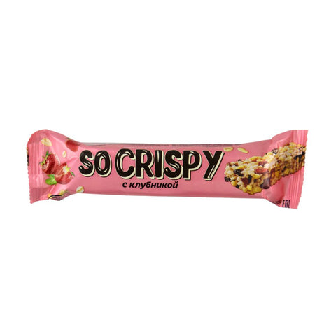 So Crispy bar with strawberry 40g