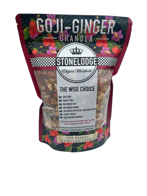 Goji Ginger Granola (Sugar Free/Grain Free), Stonelodge, 1Kg