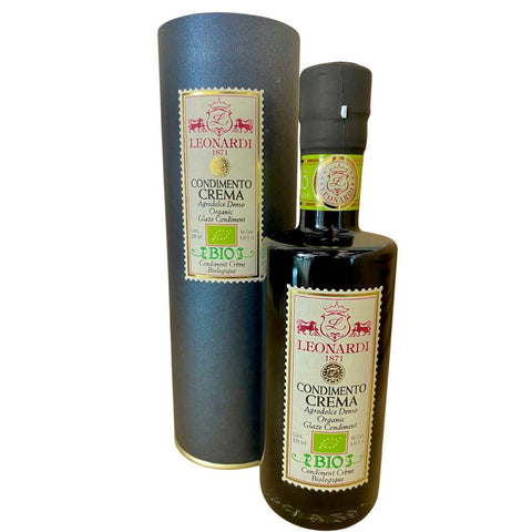Leonardi 1871 - Organic Balsamic Glaze Cream From Modena IGP (2 Years in Oak Barrels) 250ml