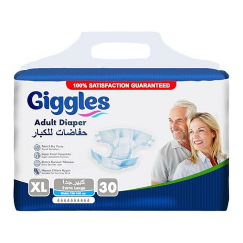 Giggles XL Adult Diaper, 30 pcs
