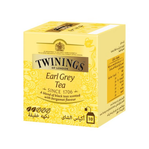 Twinings Earl Grey Tea Light Flavour 10 Tea Bags, 20g