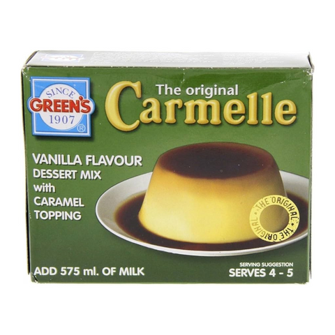 Green’s The Original Carmelle Vanilla Flavour Dessert Mix with Caramel Topping, 70g x 12pcs