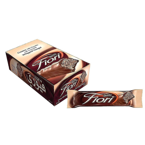 Quanta Fiori Chocolate with Cocoa Rich Whipped Nougat, 12x28g
