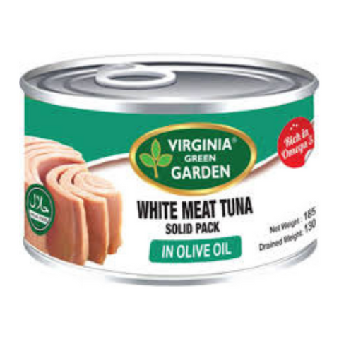 Virginia Green Garden White Meat Tuna in Olive Oil, 185g