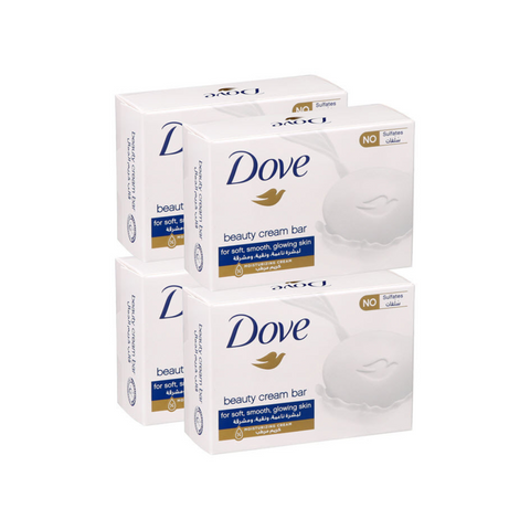 Dove Beauty Cream Bar Moisturizing Cream, 4x125g