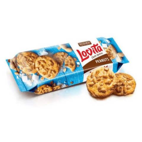Roshen Lovita Classic Cookies Peanuts, 150g