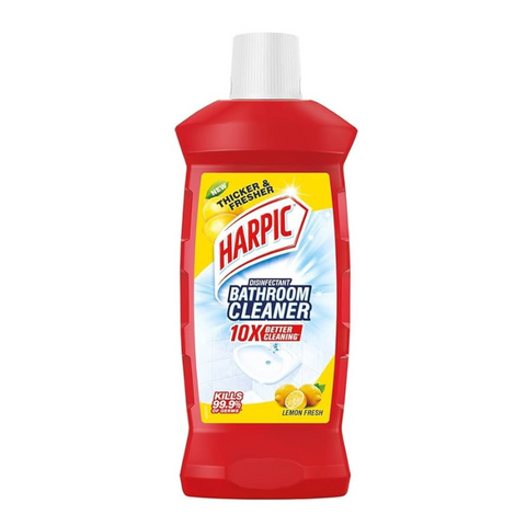 Harpic All Purpose Bathroom Cleaner 10x Max Clean Lemon, 1000ml
