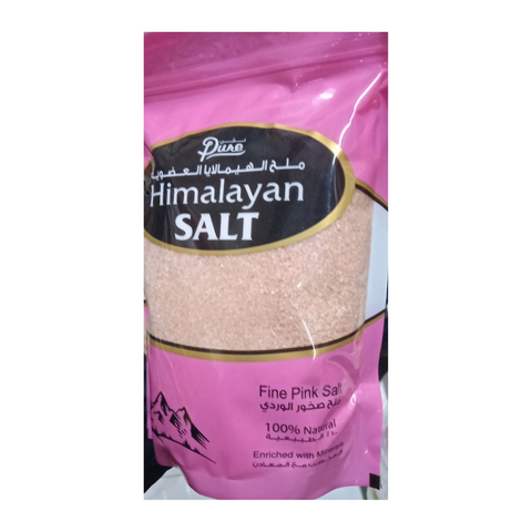 Pure Himalayan Salt Fine Pink Salt Bag, 1kg