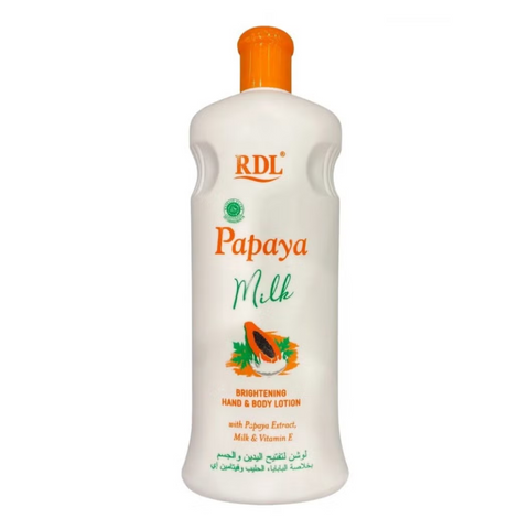 RDL Extract Papaya Milk Brightening Hand & Body Lotion, 600ml