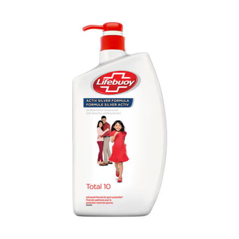 Lifebuoy Activ Silver Formula Antibacterial Bodywash Total 10, 950ml