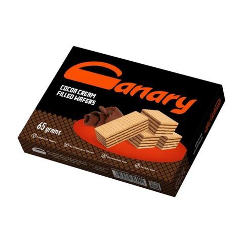 Canary Cocoa Cream Filled Wafers, 65g