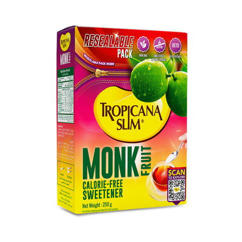 Tropicana Slim Monk Fruit Calorie Free Sweetener, 250g