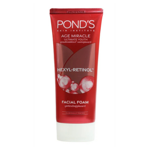 Pond’s Age Miracle Ultimate Youth Hexyl-Retinol Facial Foam, 90g