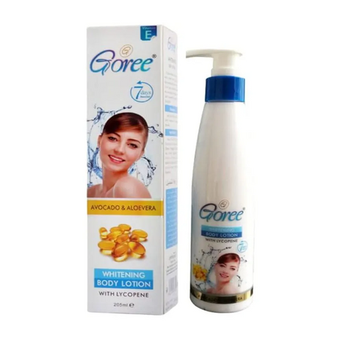 Goree Avocado & Aloe Vera Whitening Body Lotion with Lycopene, 205ml