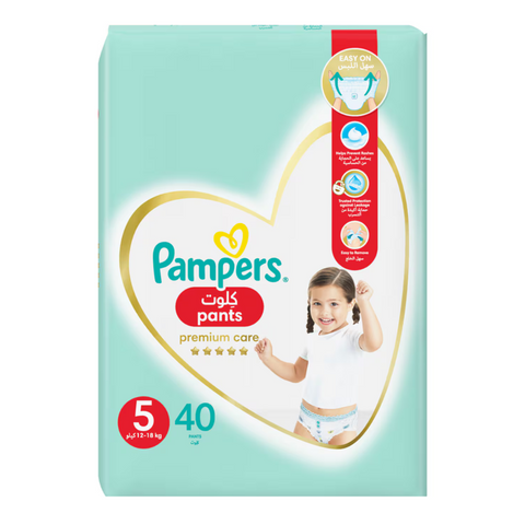 Pampers Premium Care Pants Size 5, 40 diapers