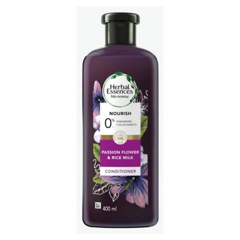 Herbal Essences Nourish Passion Flower & Rice Milk Conditioner, 400ml