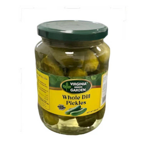 Virginia Green Garden Whole Dill Pickles, 680g