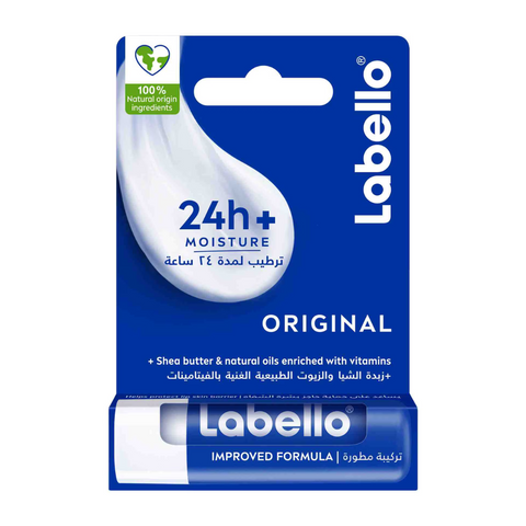 Labello Original 24h Moisture Shea Butter & Natural Oils Lip Balm, 4.8g