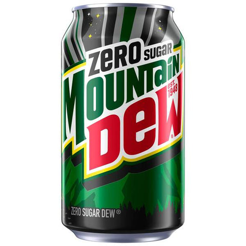 Mountain Dew Zero 330ml can