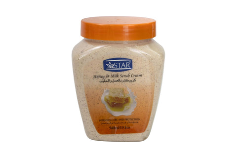 Star Scrub 540Ml Jar Honey  Milk