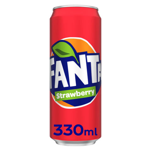 Soft drink Fanta Strawberry 330 ml can