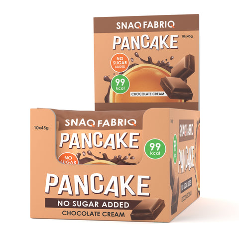 Snaq Fabriq Pancake With Chocolate Filling 45G Pack Of 10
