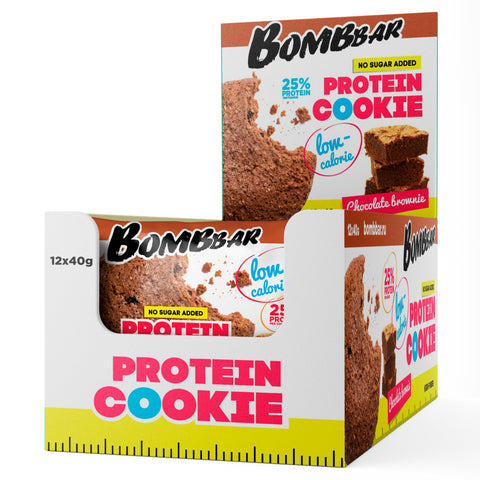 Bombbar Low Calorie Protein Cookie Chocolate Brownie Flavor 40G Pack Of 12