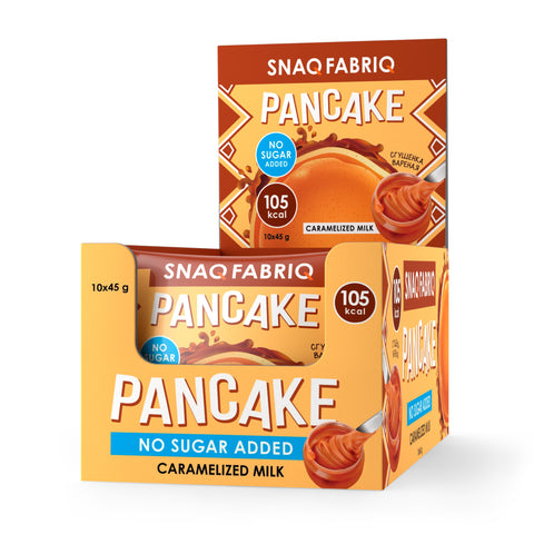 Snaq Fabriq Pancake With Caramelized Milk Flavor 45G Pack Of 10