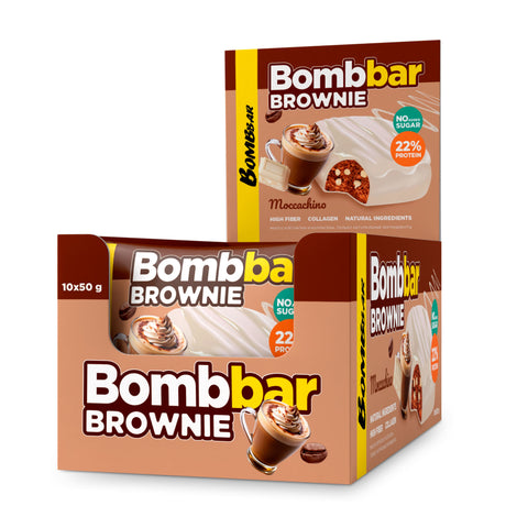 Bombbar Collagen Protein Brownie Moccachino 50g Pack of 10