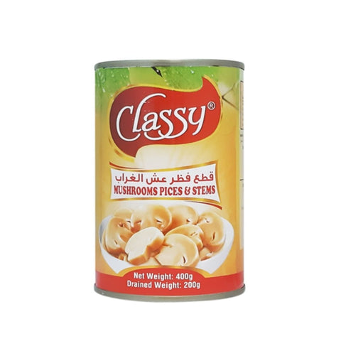 Classy Mushroom Pieces and Stems,400g