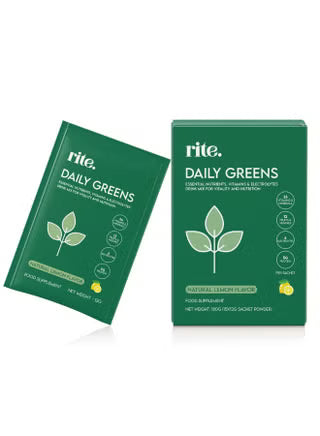 Rite DAILY GREENS Lemon - box of 15 sachets - 120g