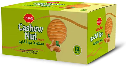 Biscuit Pran Cashew Nuts 8x70g