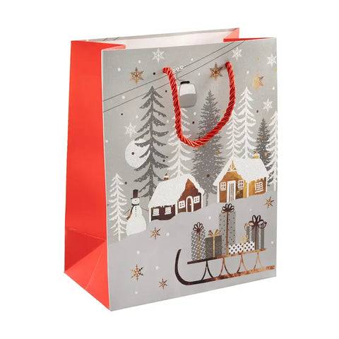 Christmas Paper Bag, 18*10*23 Cm, assorted