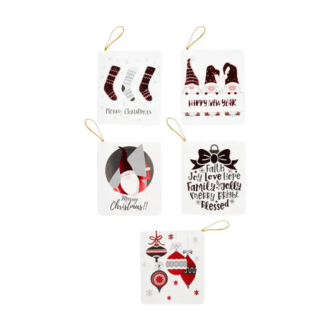 Christmas Gift Card, 5 Pcs